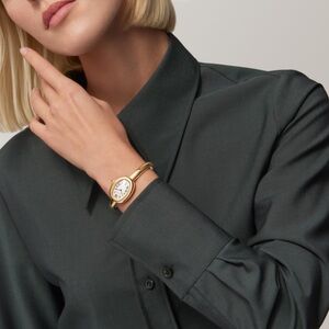 Cartier Lookalike Elegant Gold Women's Watch/Bracelet